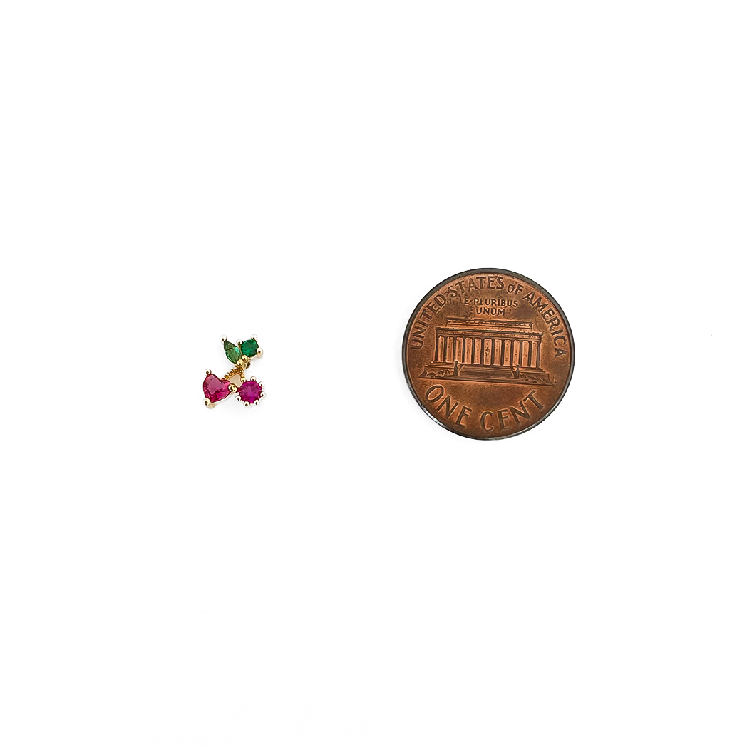 Petit Cherry Studs