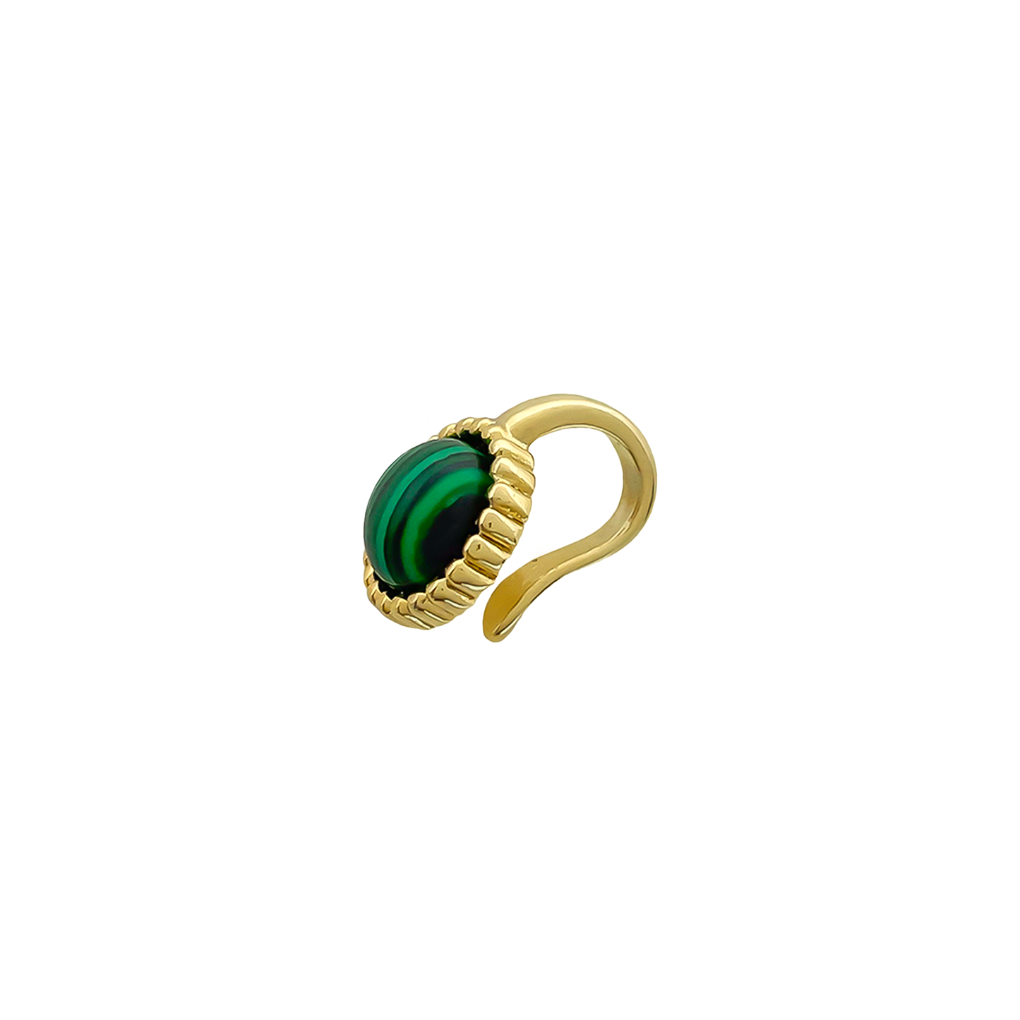 Malachite Ear Cuff