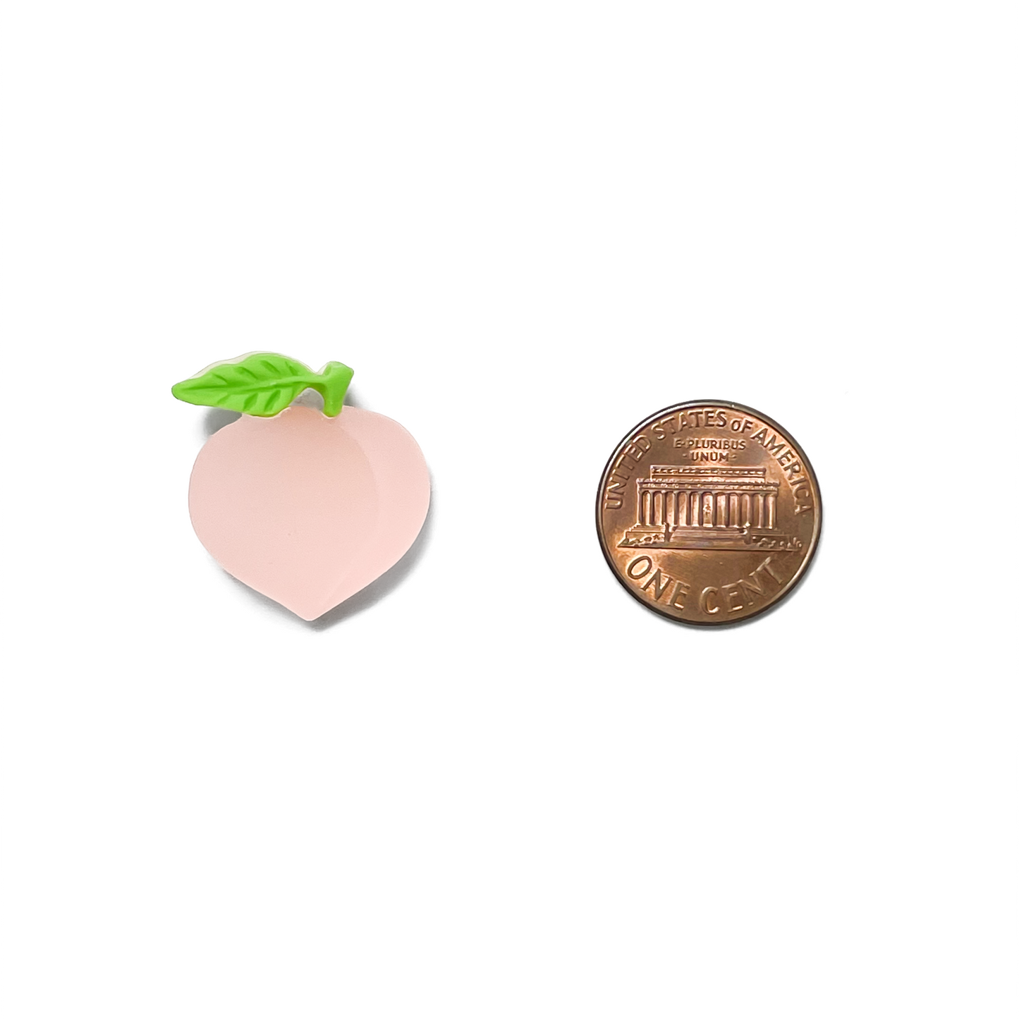 Bold Peach Coral Studs