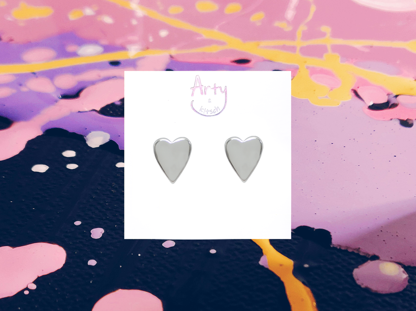 Chunky Heart Studs