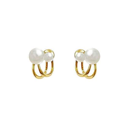 Duo Pearl Earrings