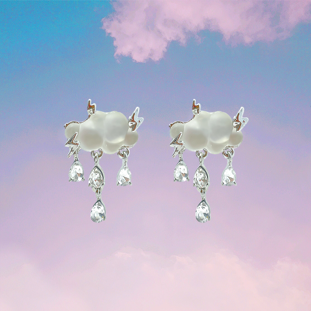 Cloud Rain Earrings