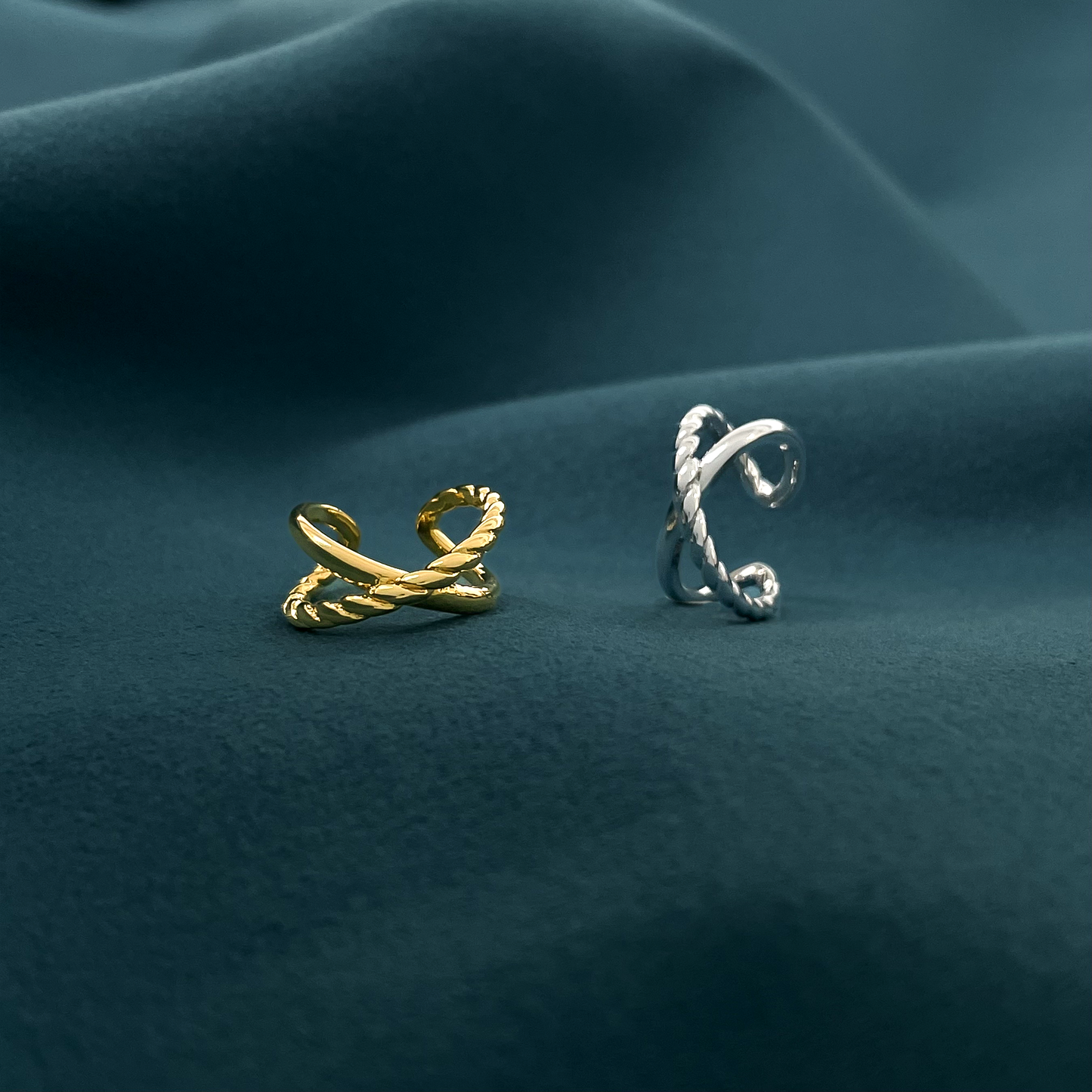 Mixed Twist Ear Cuff