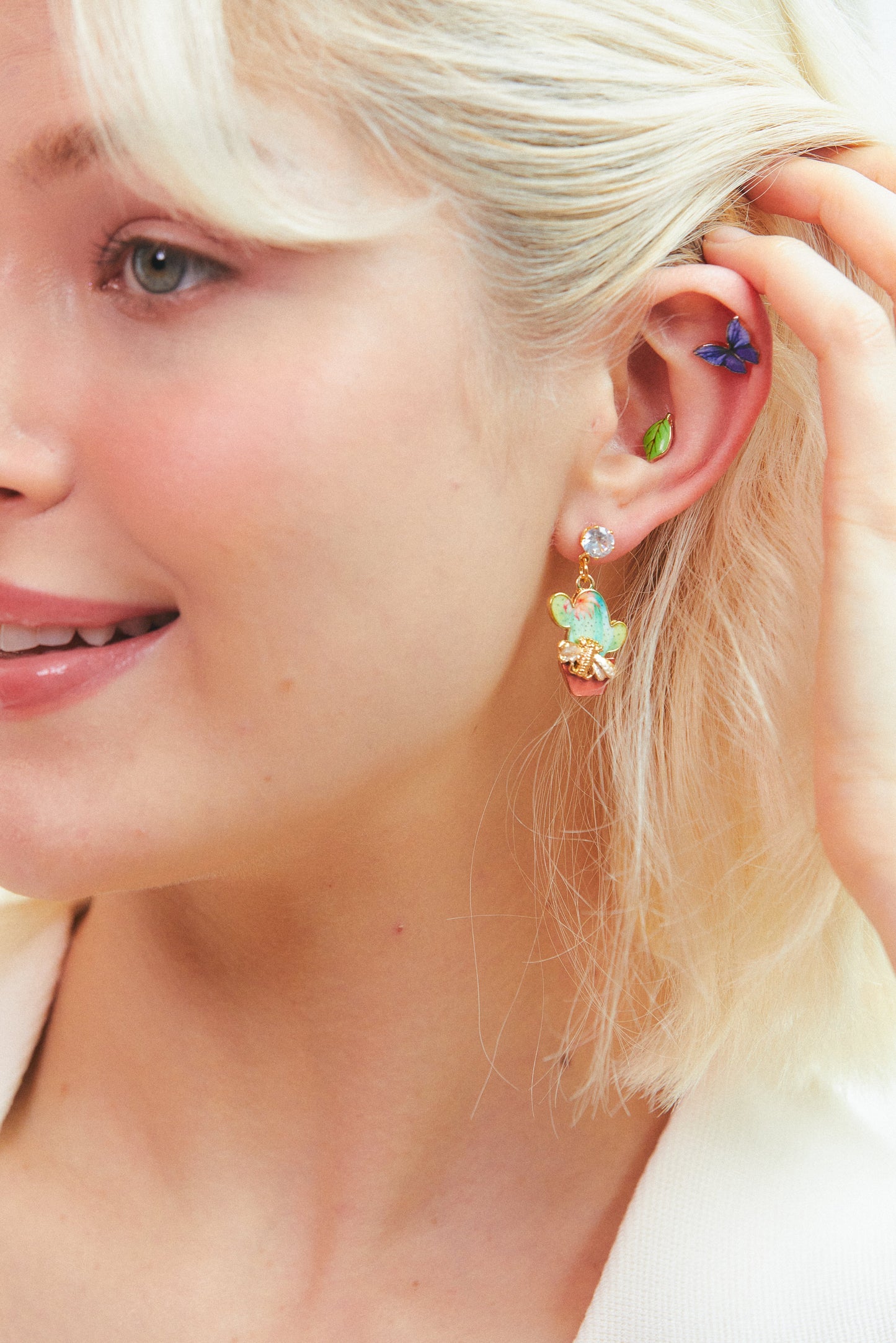 Pastel Cactus Earrings