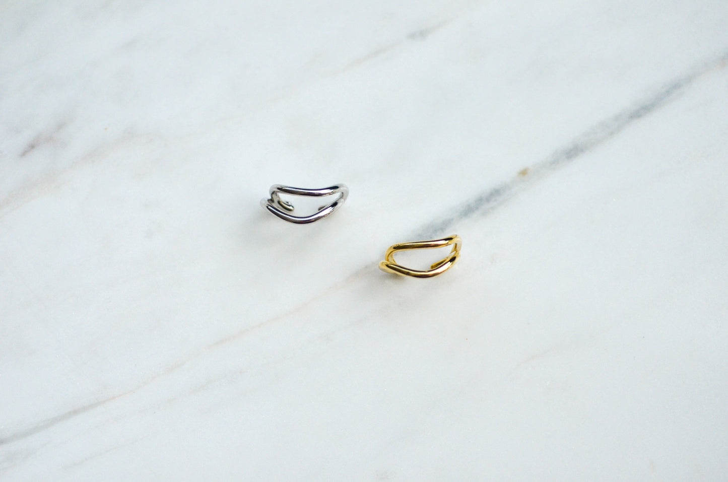 Sleek Duo Line Ear Cuff
