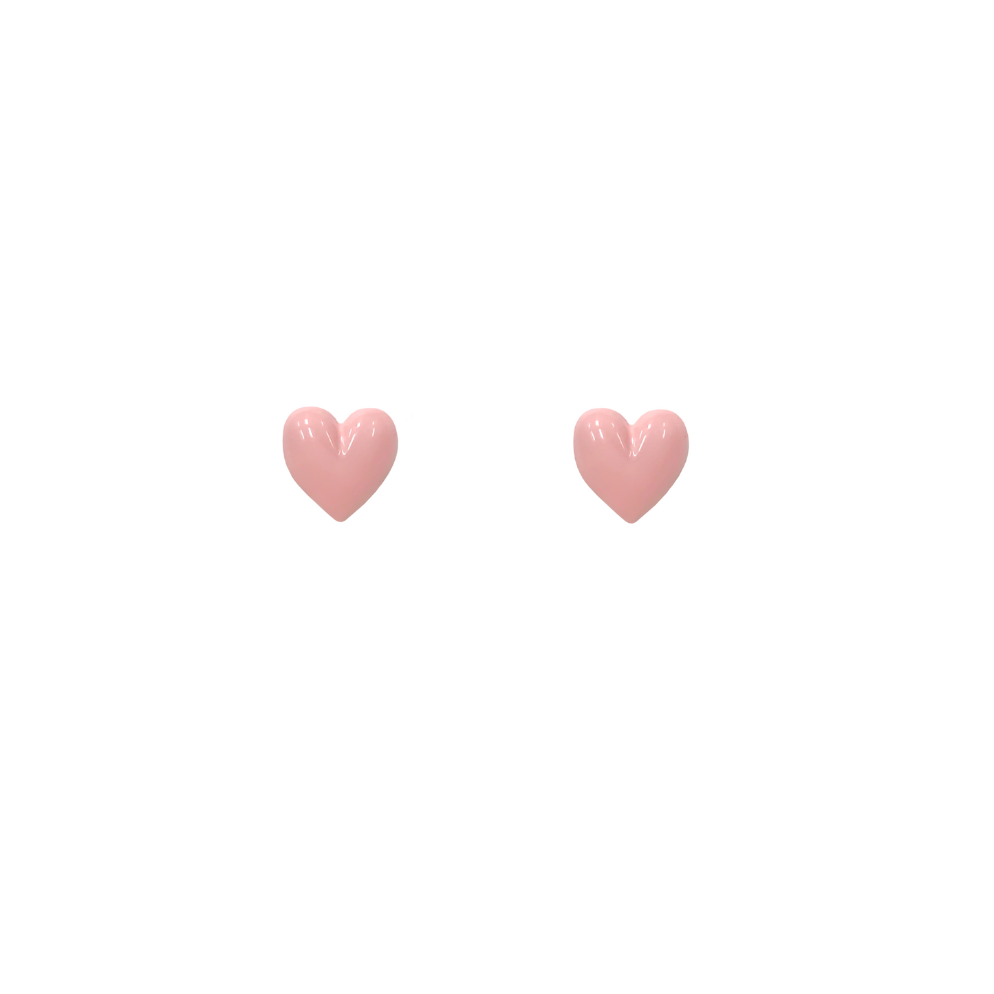 Little Glossy Heart Studs