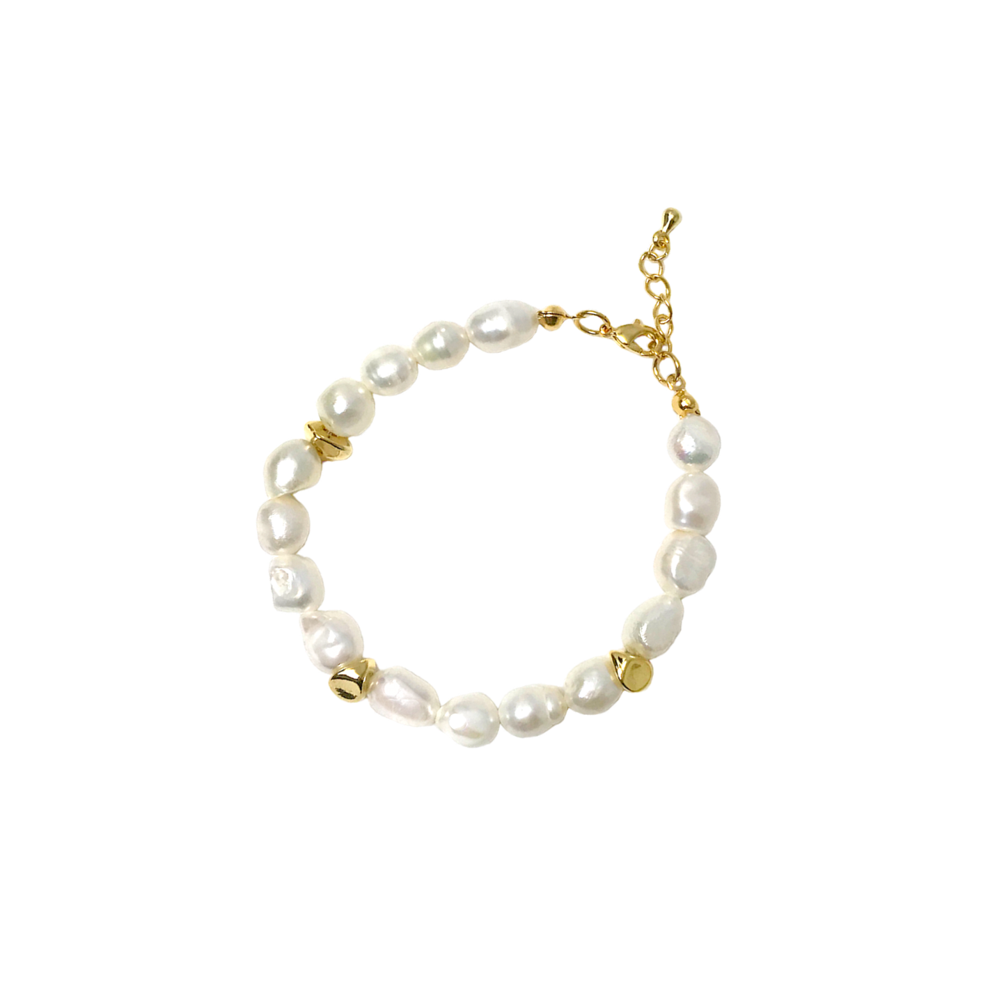 Pearl & Cutting ball Bracelets