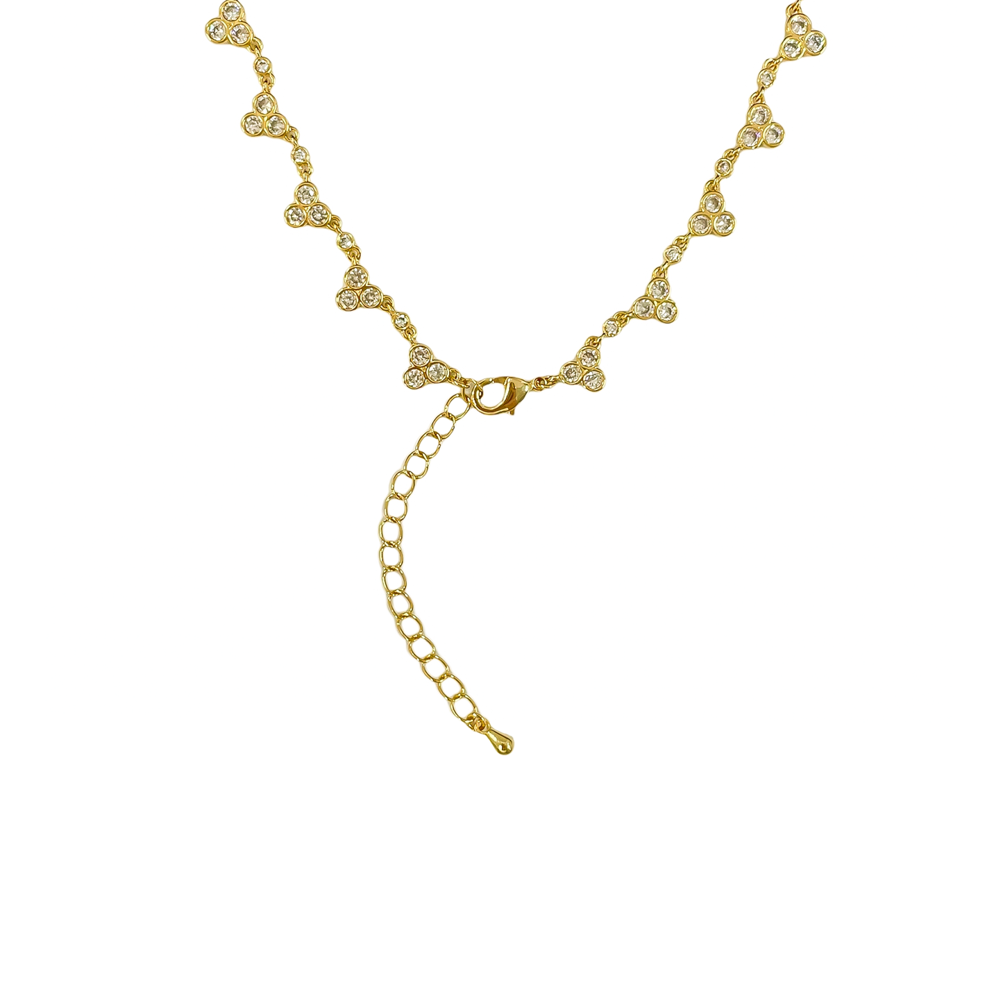 Triangle CZ Pattern Necklace