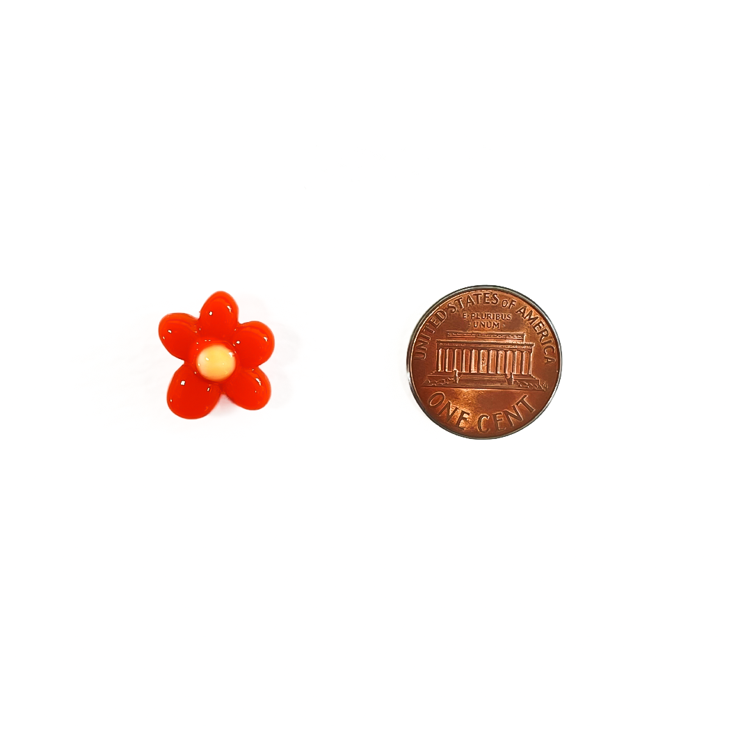 Sunny Jelly Flower Mismatched Studs