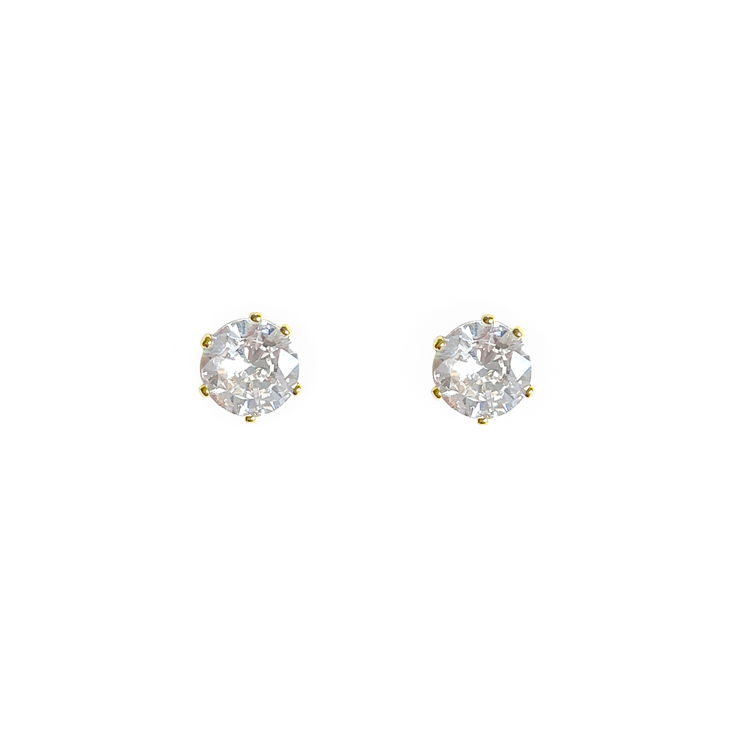 White CZ Studs