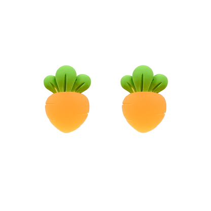 Bold Sunny Carrot Studs