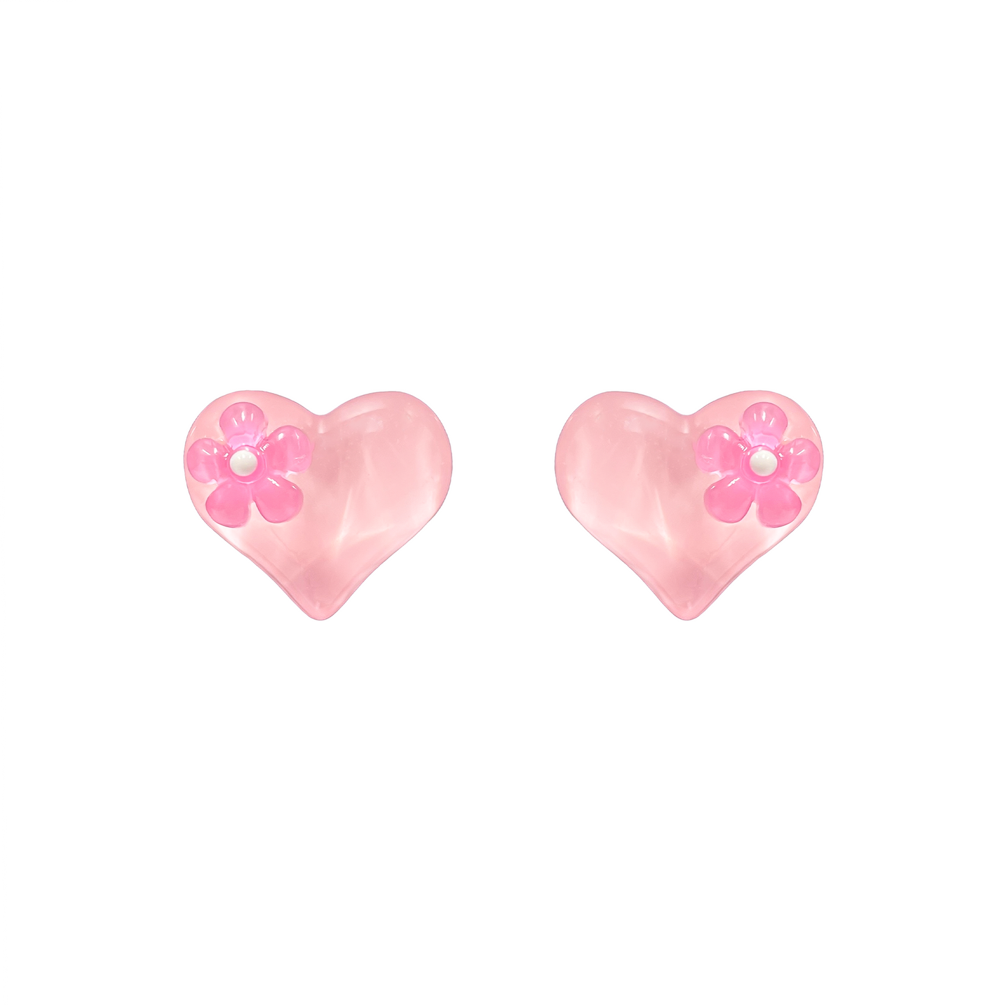 Blossom Heart Studs