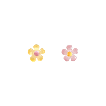 Cheerful Flower Mismatched Studs