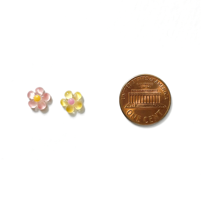 Cheerful Flower Mismatched Studs