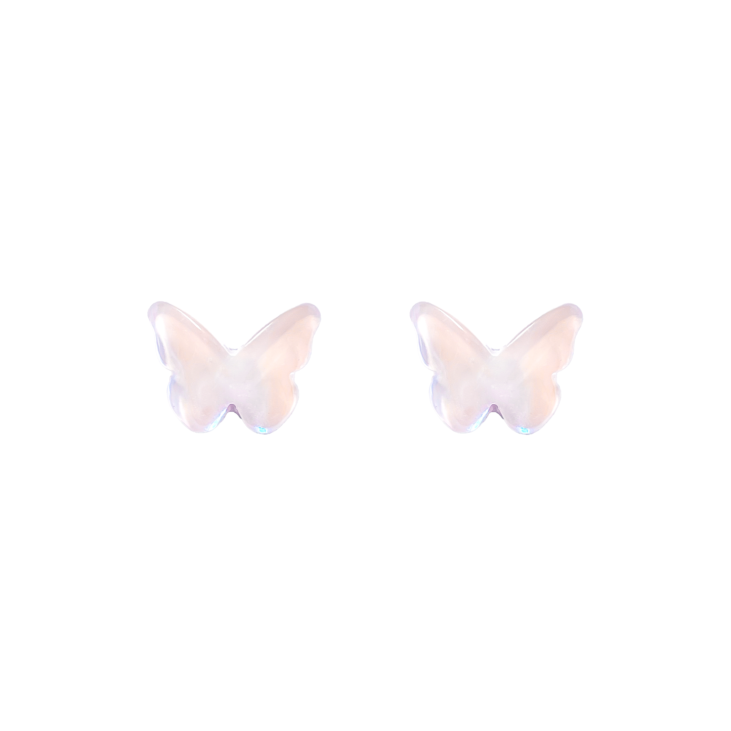 Glossy Butterfly Studs