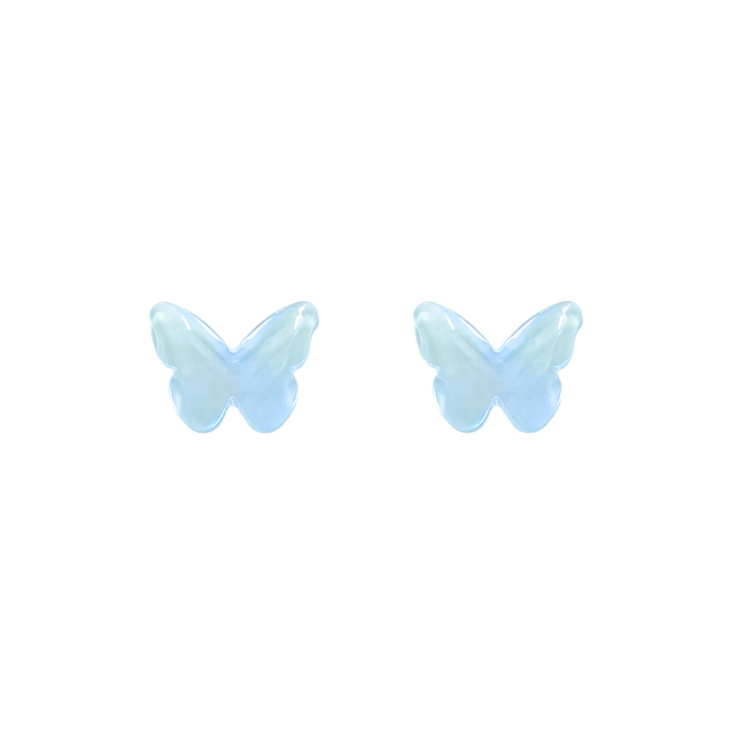 Glossy Butterfly Studs