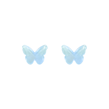 Glossy Butterfly Studs