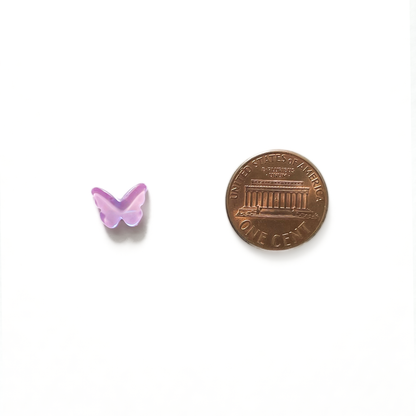 Glossy Butterfly Studs