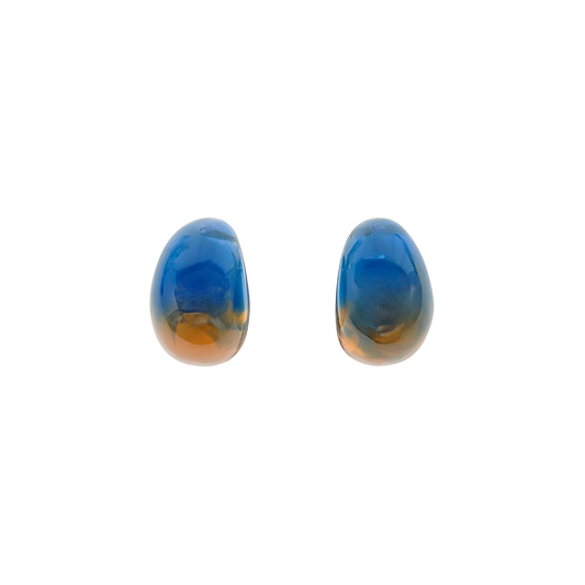 Bold Marble Earrings