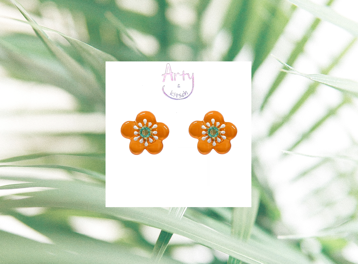 Jelly Flower Earrings