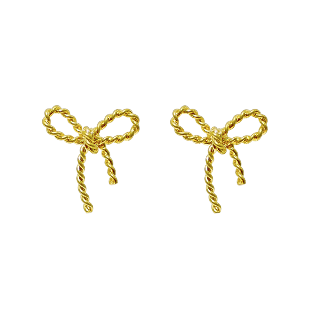 Bold Knot Bow Studs