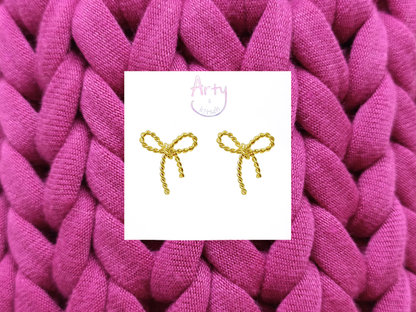 Bold Knot Bow Studs