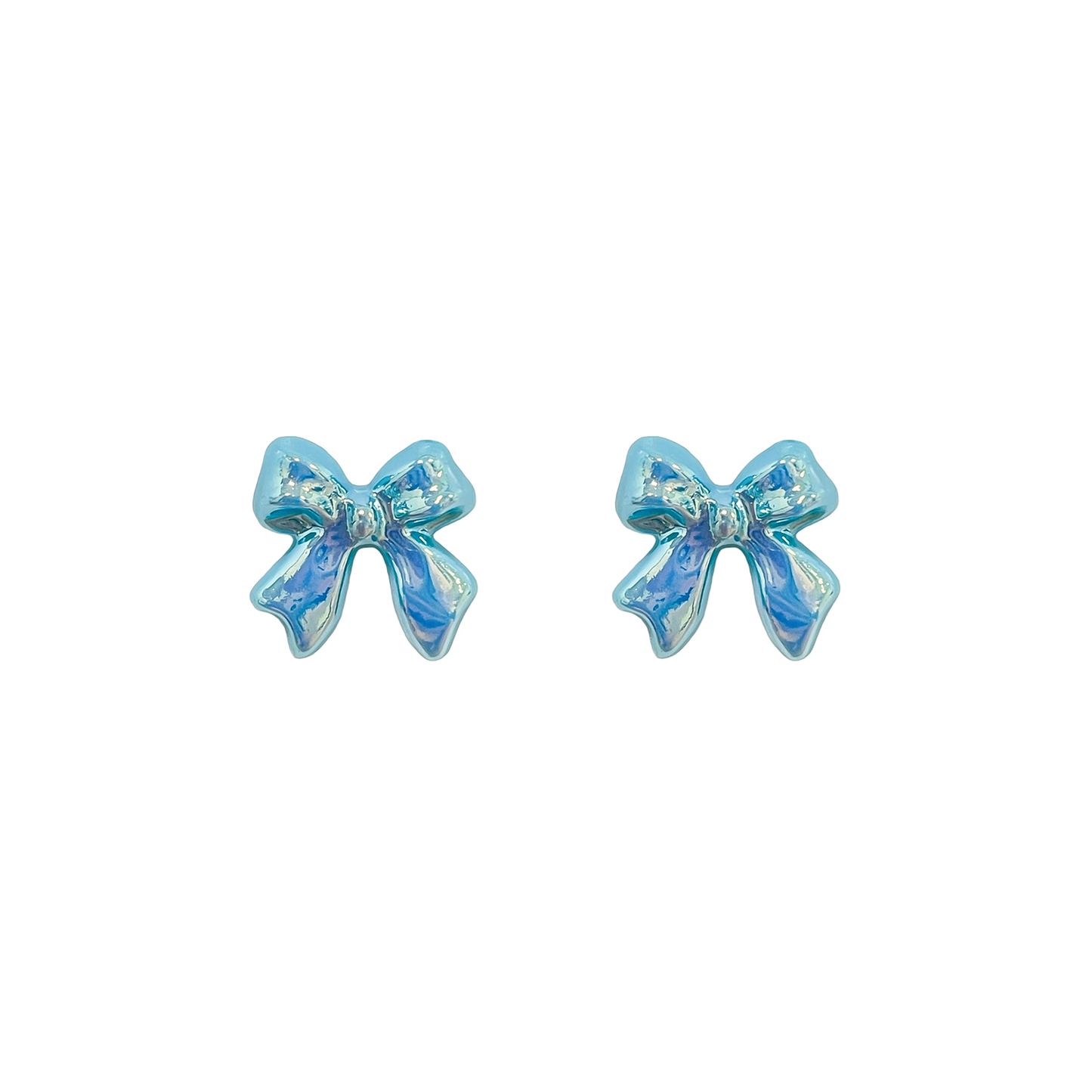 Glitter Pop Bow Studs