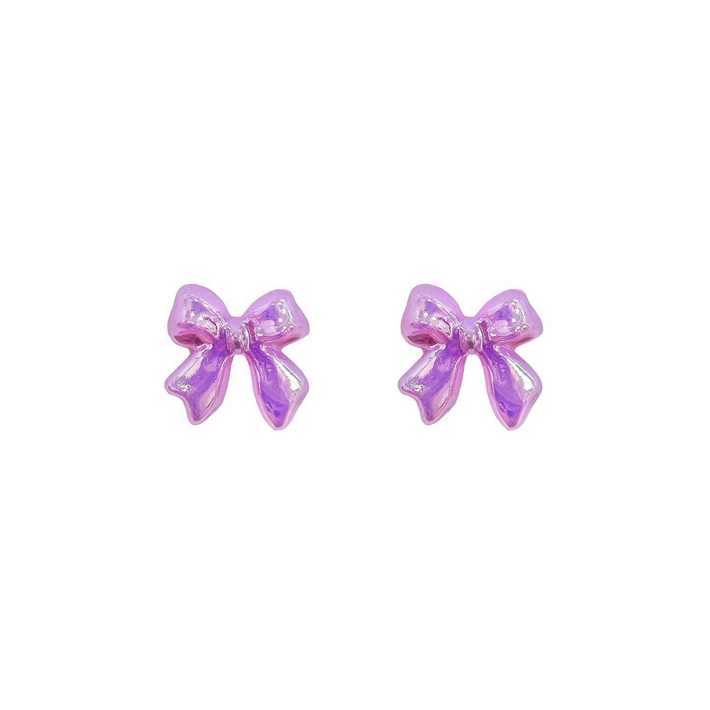 Glitter Pop Bow Studs