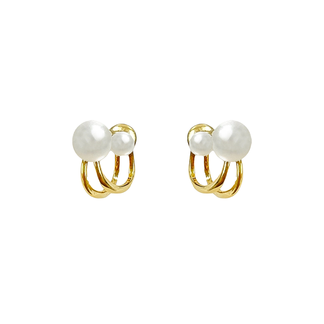 Duo Pearl Earrings