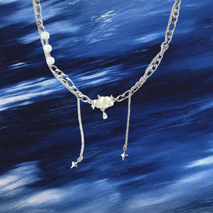 Thunder Cloud Pendant Necklace