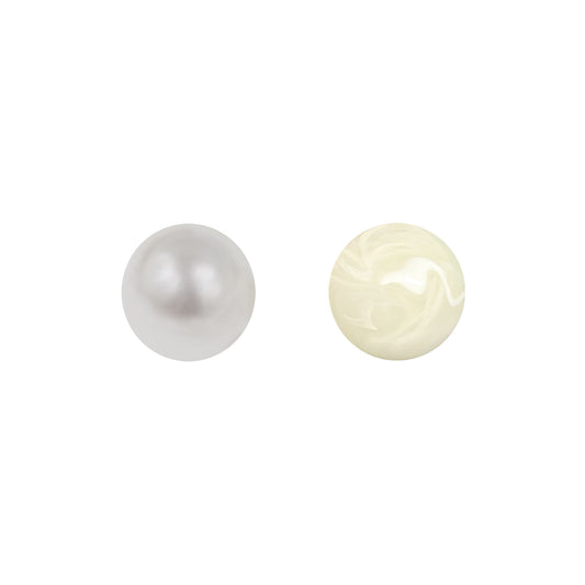 Marble Round Mismatched EarJackets