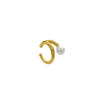 Curved Pearl Point Ear Cuff