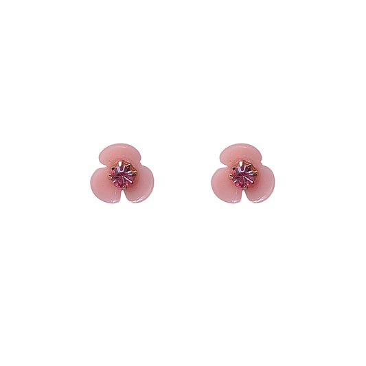 Three Petal Flower Studs