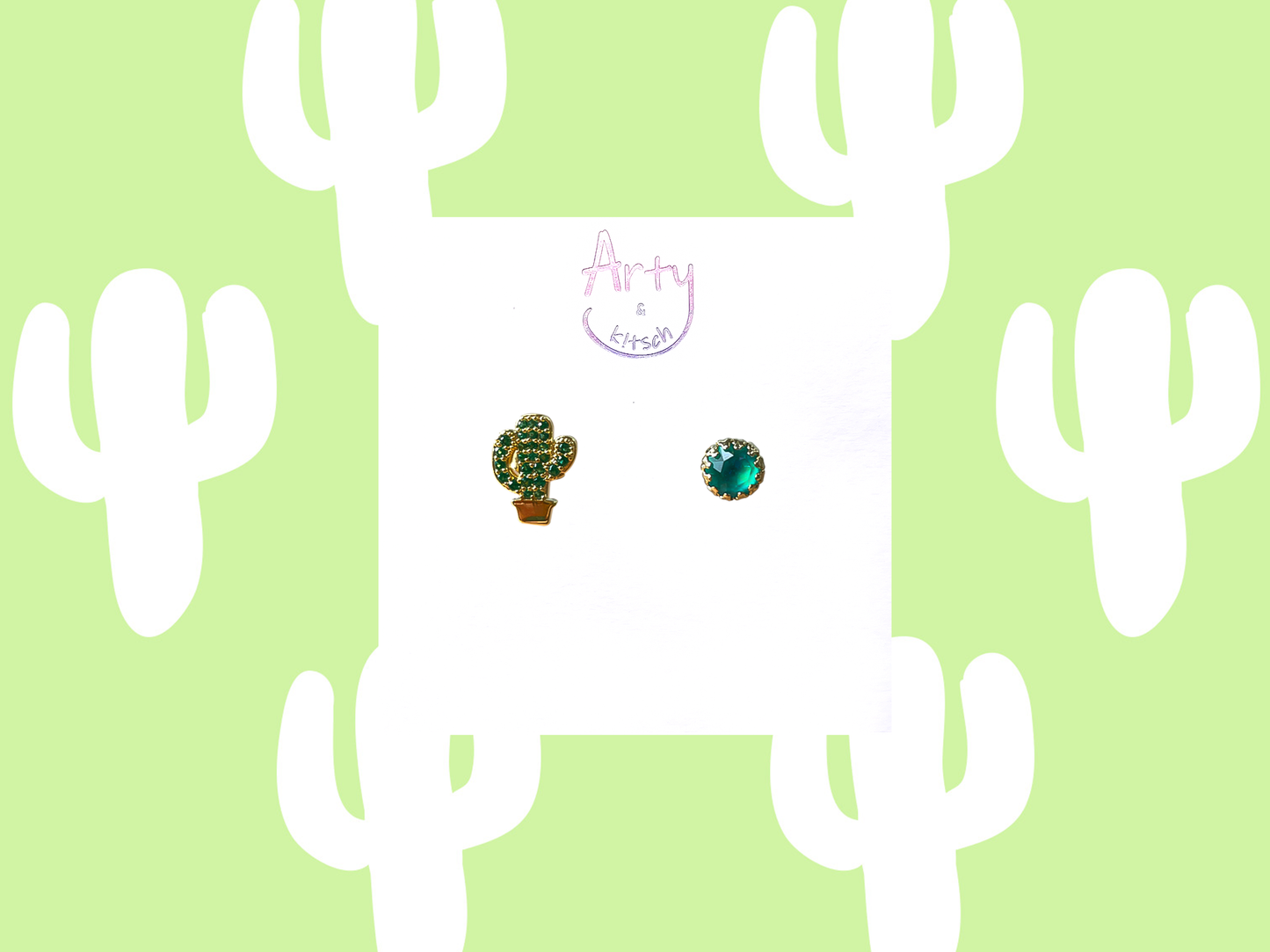 Cactus Mismatched Studs