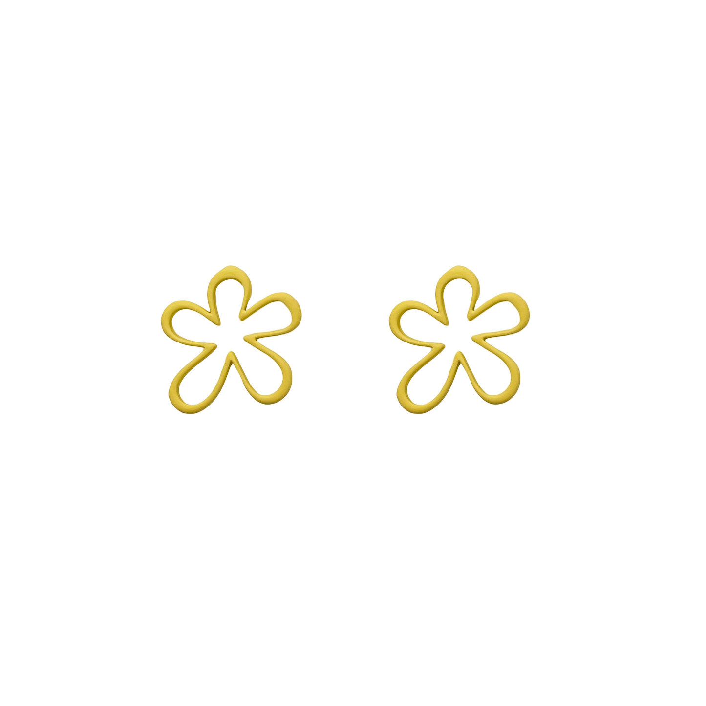 Flower Line Earrings