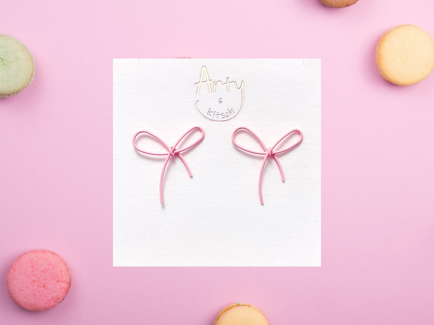 Ribbon String Earrings