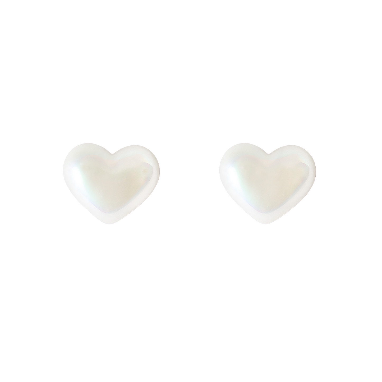 Aurora Bubble Heart Studs