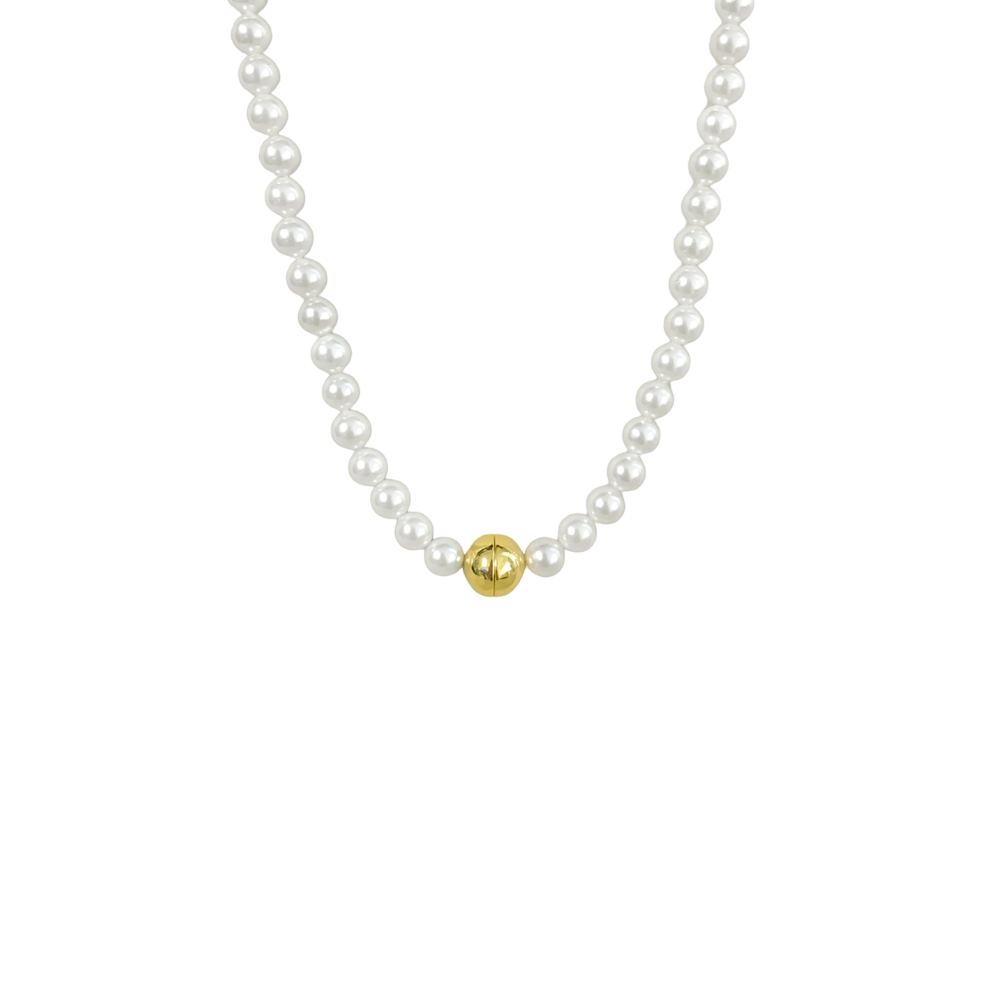 Tulip Blossom Pearl Chain Necklace