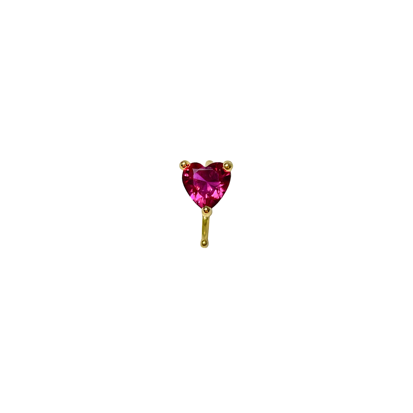 Heart CZ Ear Cuff