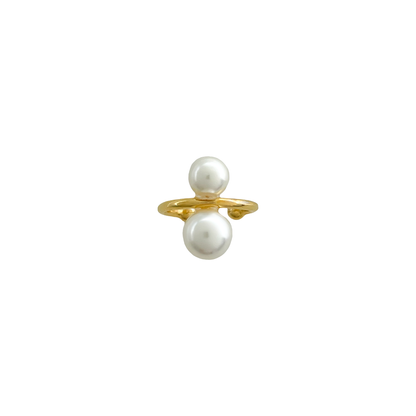 Duo Pearl Ear Cuff