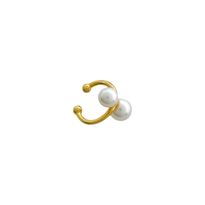 Duo Pearl Ear Cuff