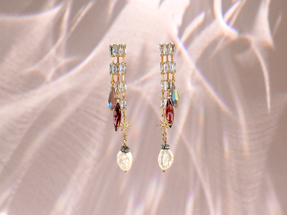 Crystal Cascade Earrings