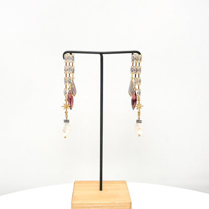 Crystal Cascade Earrings