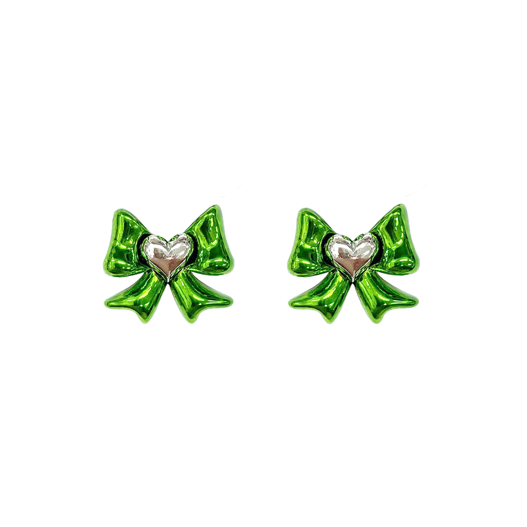 Neon Bow Earrings