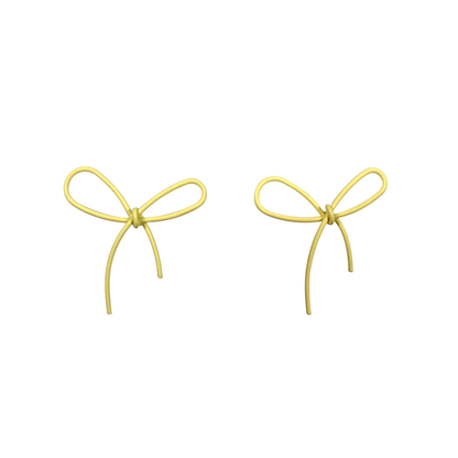 Ribbon String Earrings